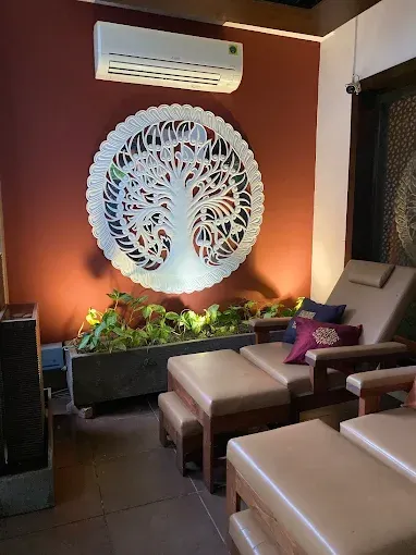 Foot reflexology lounge chairs at Just Relax Thai Spa
